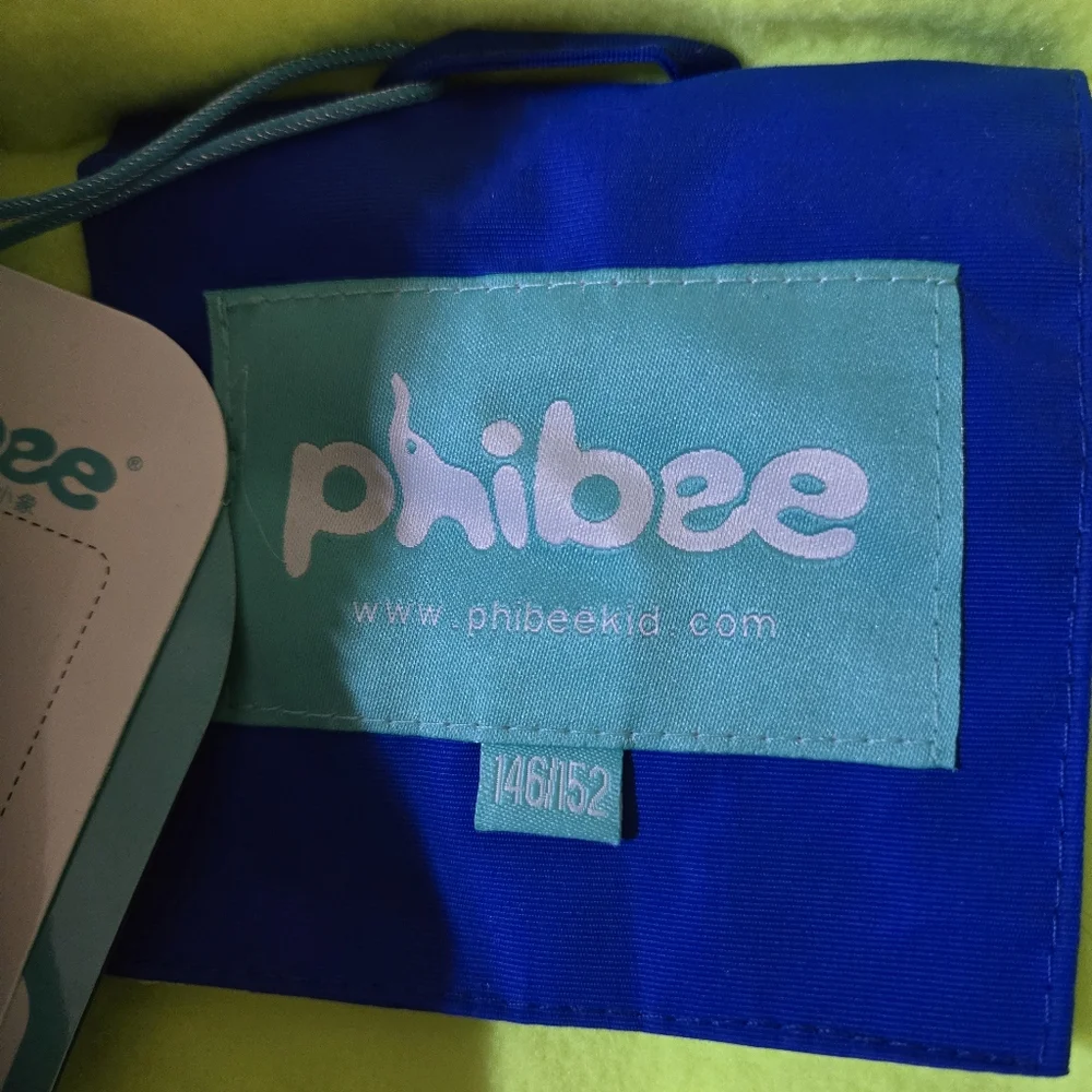 PHIBEE Youth, See Sizing, Colorblock Hooded, Zip Up Ski Jacket-NWT - Picture 7 of 16